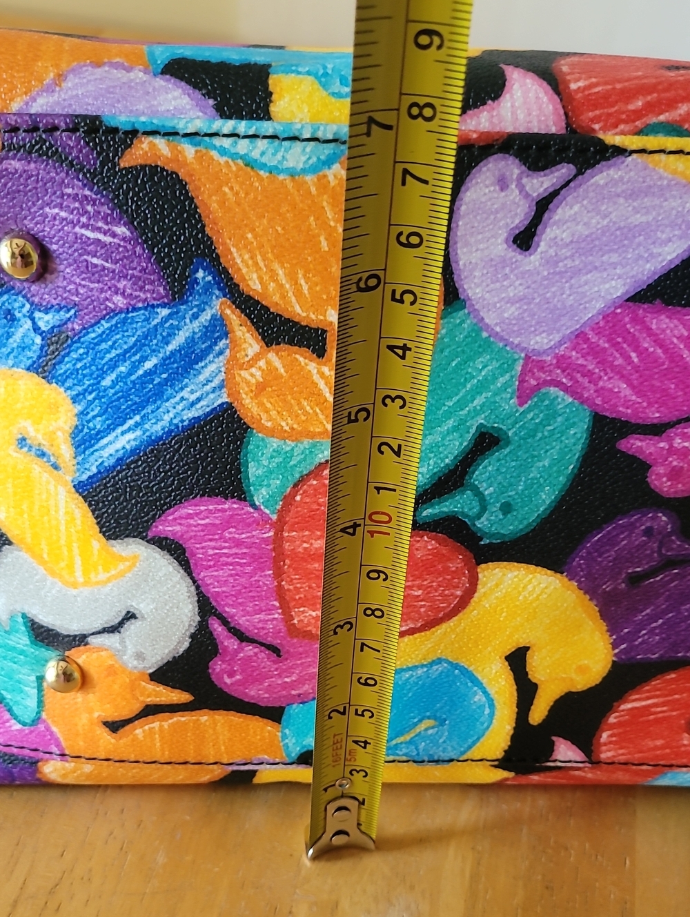 Dooney & Bourke Wonderduck Multicolor Satchel Bag - Picture 9 of 10